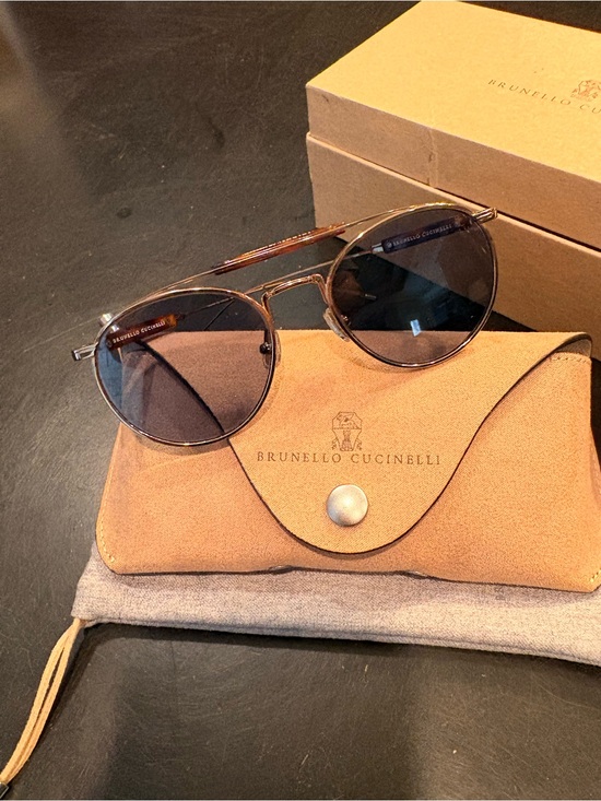 Brunello Cucinelli Other - Brunello Cucinelli Round Metal Sunglasses